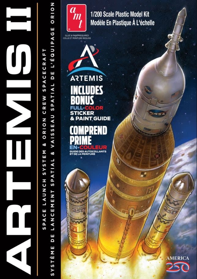 1557 1/200 Artemis 2 Rocket Model Kit Skill 2 With Stickers