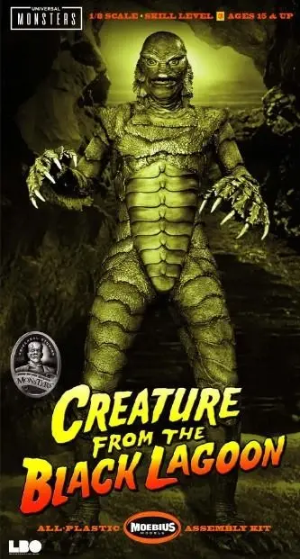 980 1/8 Creature From The Black Lagoon Model Kit