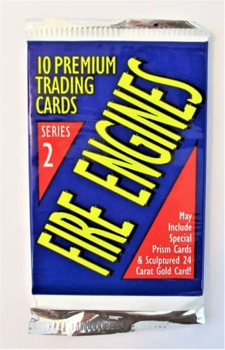 1992 FIRE ENGINES SERIES 2- 10 Cards Per Pack