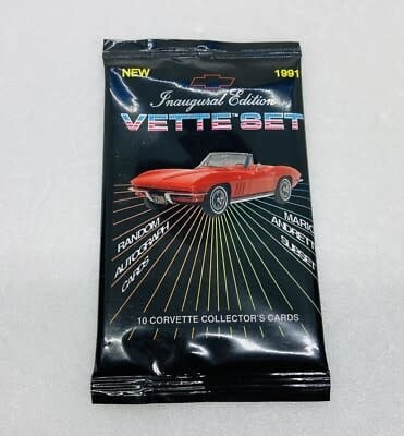 1991 Corvette Collector 10 Cards Pack.