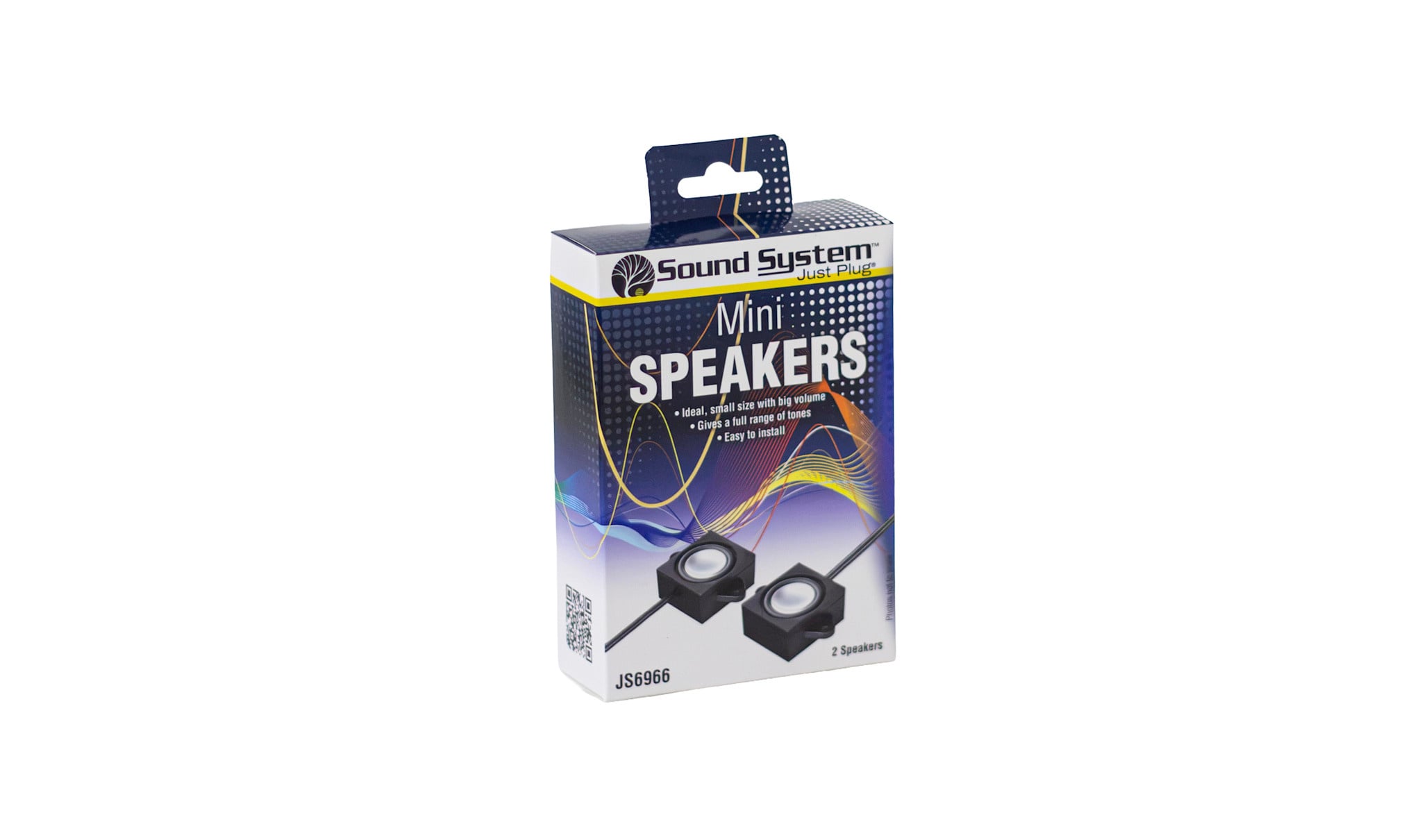 6966 Mini Speakers (1 1/4") - Just Plug Sound System