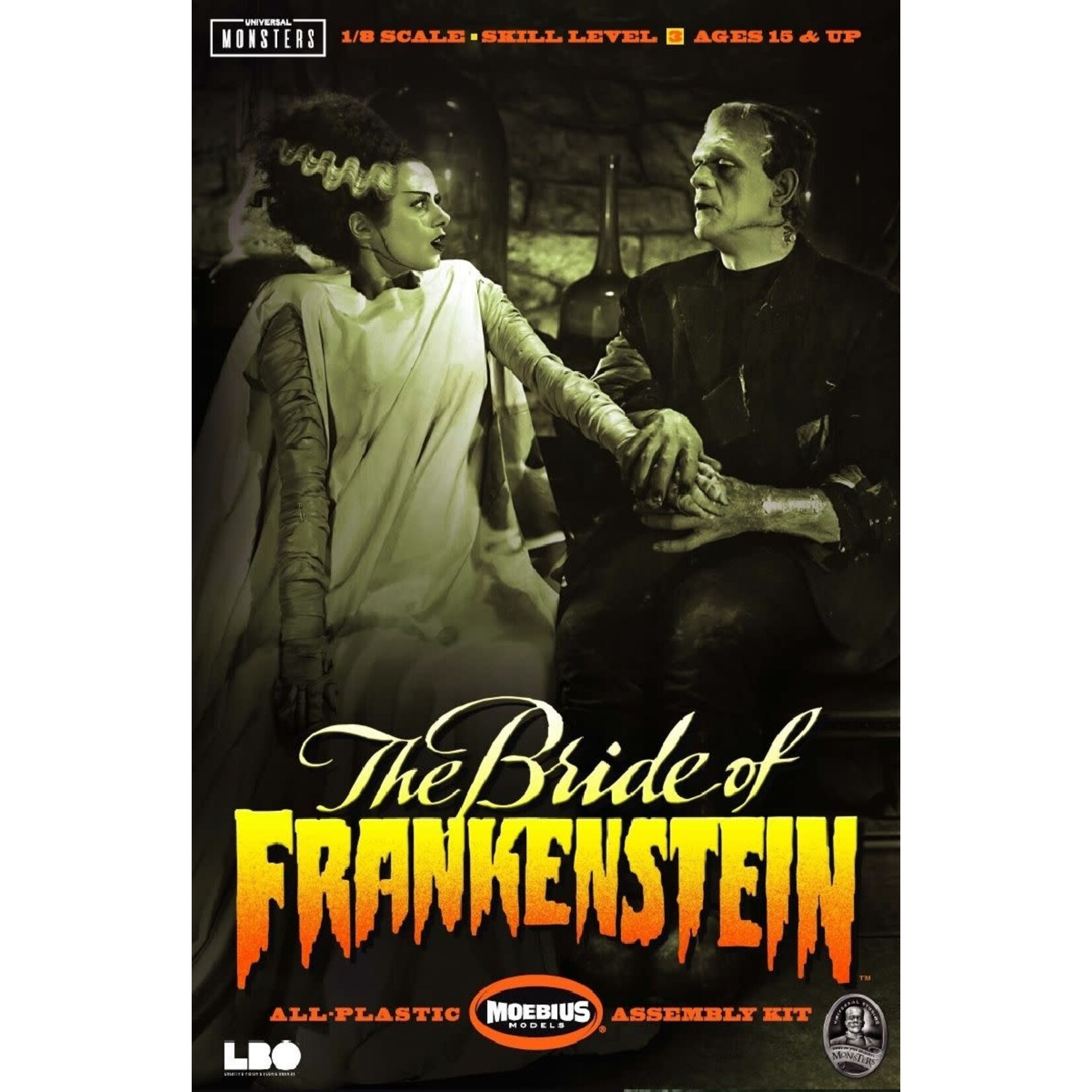 Moebius 983 1/8 The Bride of Frankenstein Model Kit