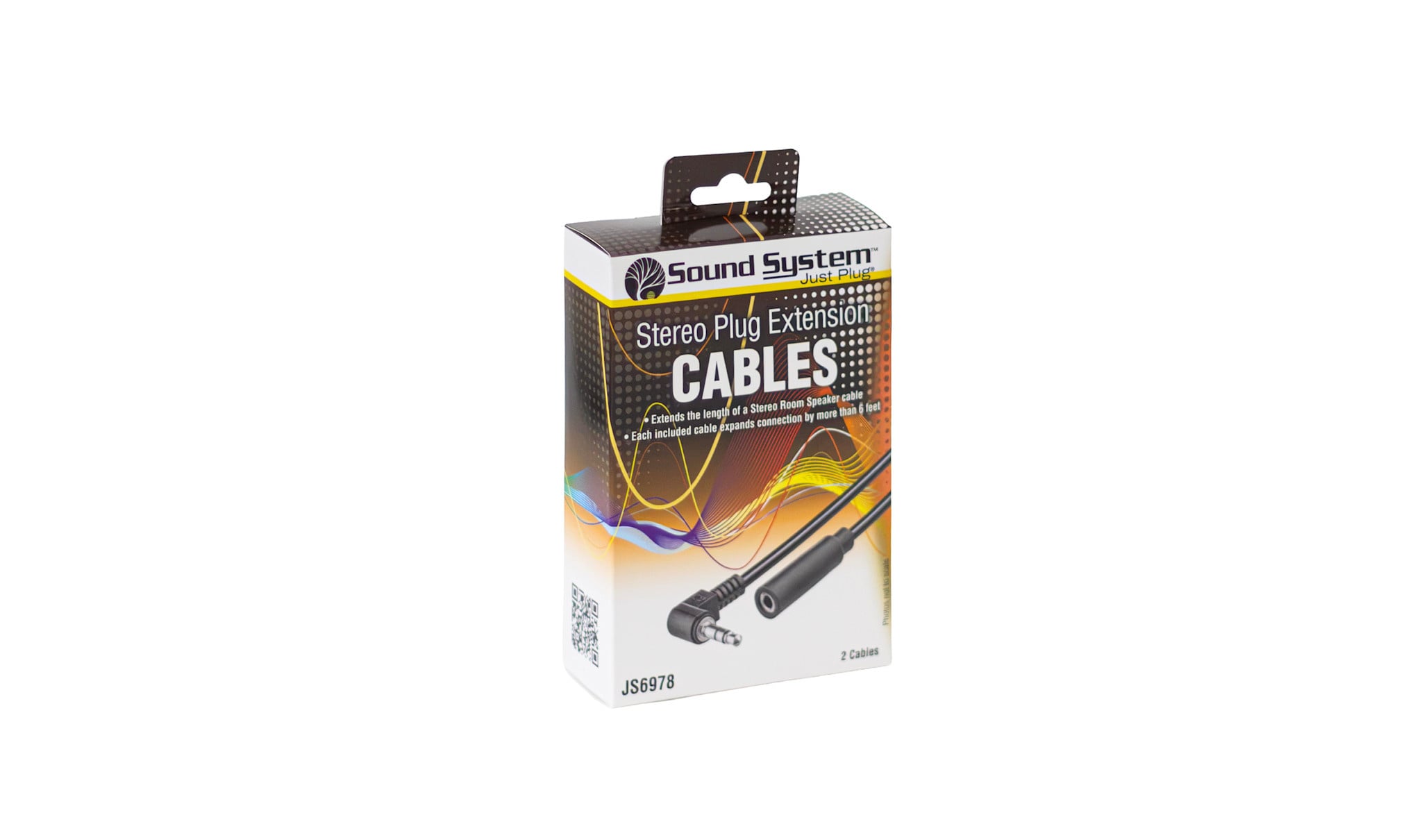 6978 Stereo Plug Extension Cables - Just Plug Sound System