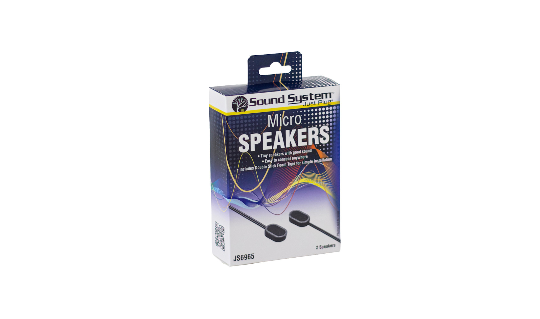 6965 Micro Speakers (1/2") - Just Plug Sound System
