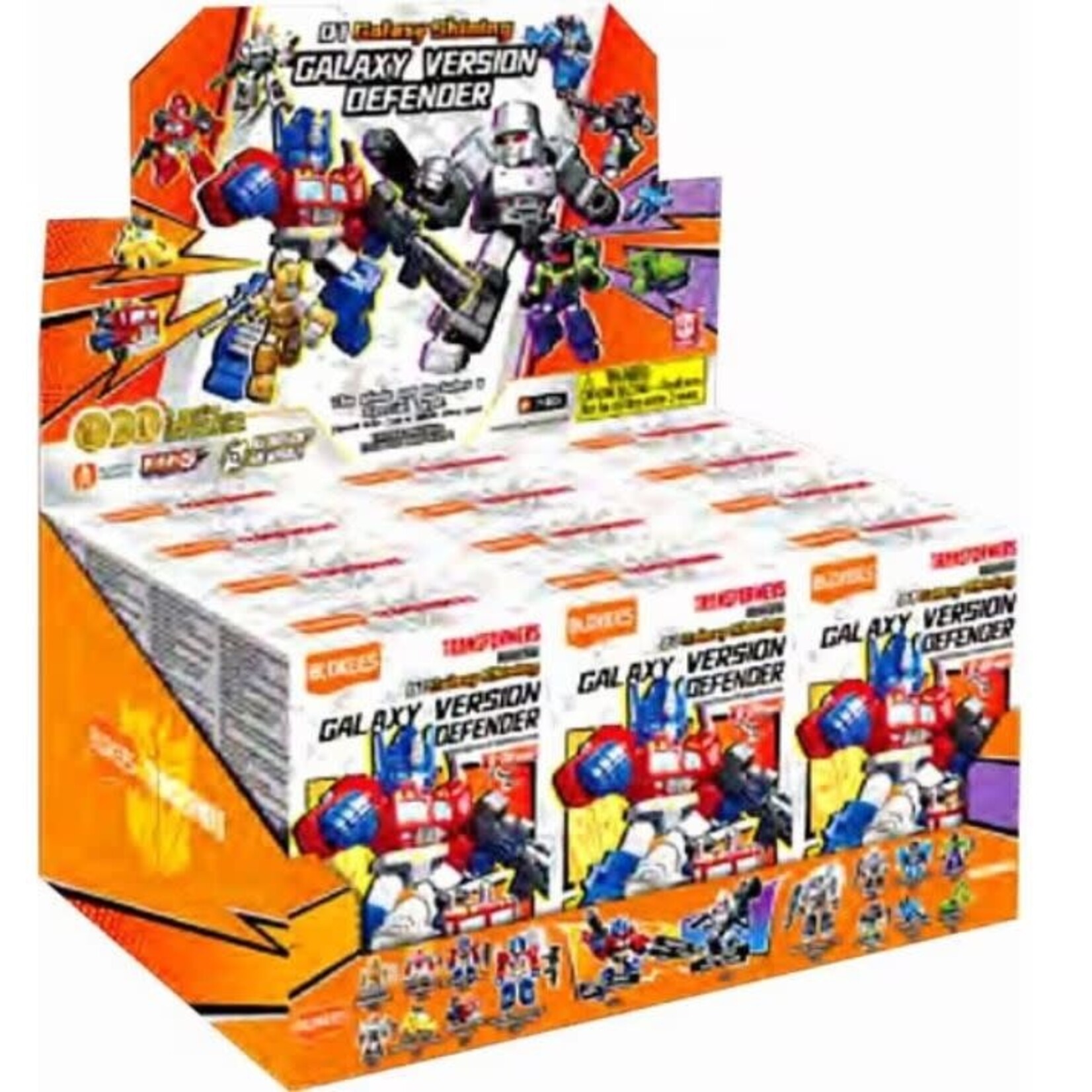 Blokees Transformers Defender Version 01 Shattered Alliance Blind - Full Box of 12