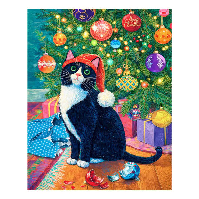 3401861 Christmas Morning Mayhem 500 Piece Puzzle