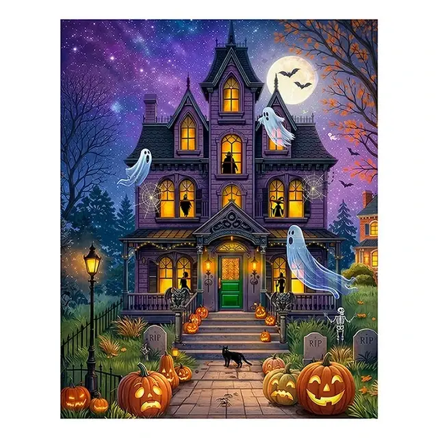 3301866 Haunted Manor 500 Piece Puzzle