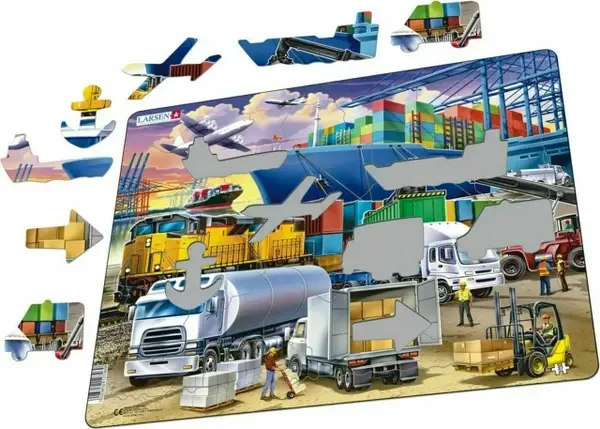 4107881 Transport 37 Piece Educational Puzzle