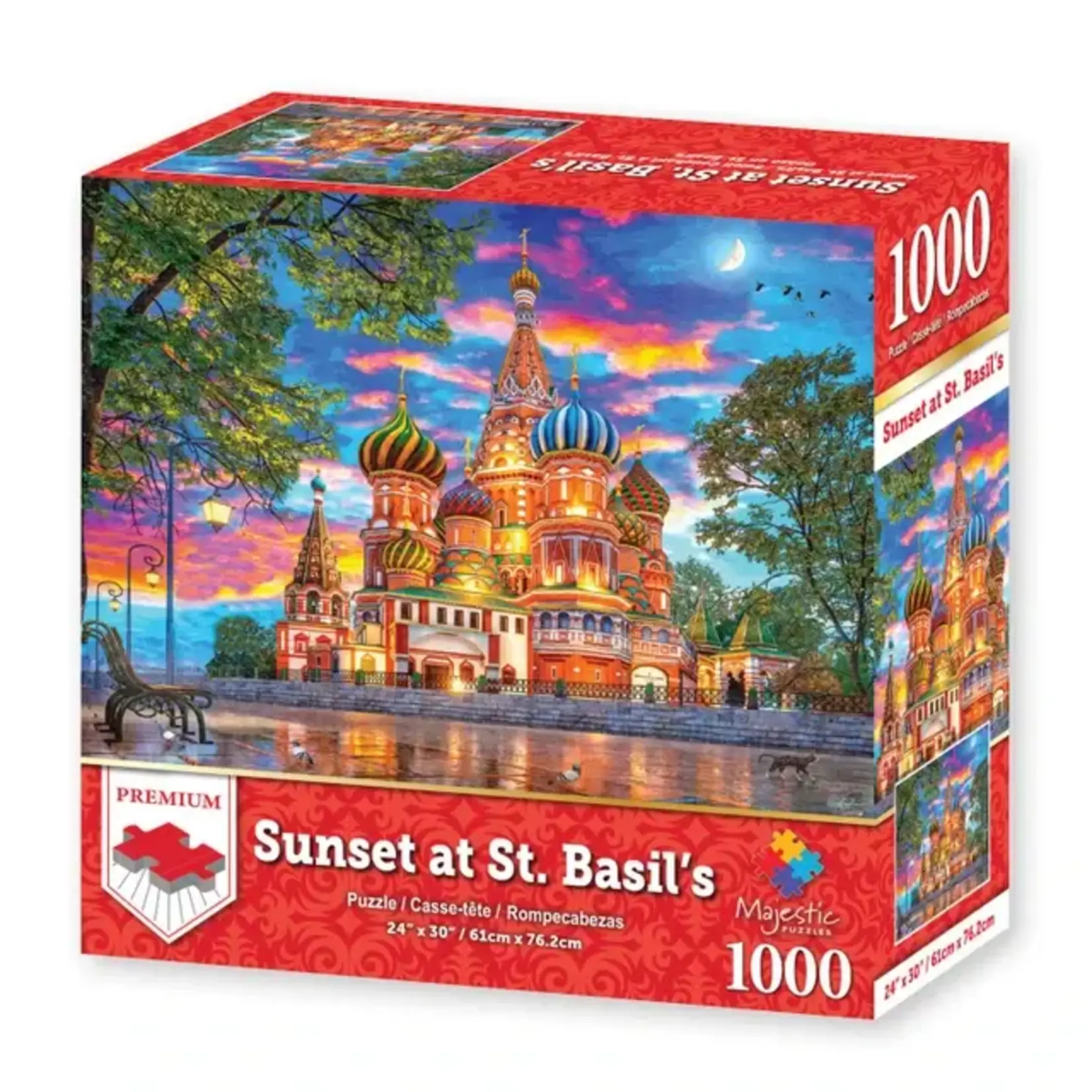 Springbok 7011032 Sunset at St Basil's 1000 Piece Puzzle