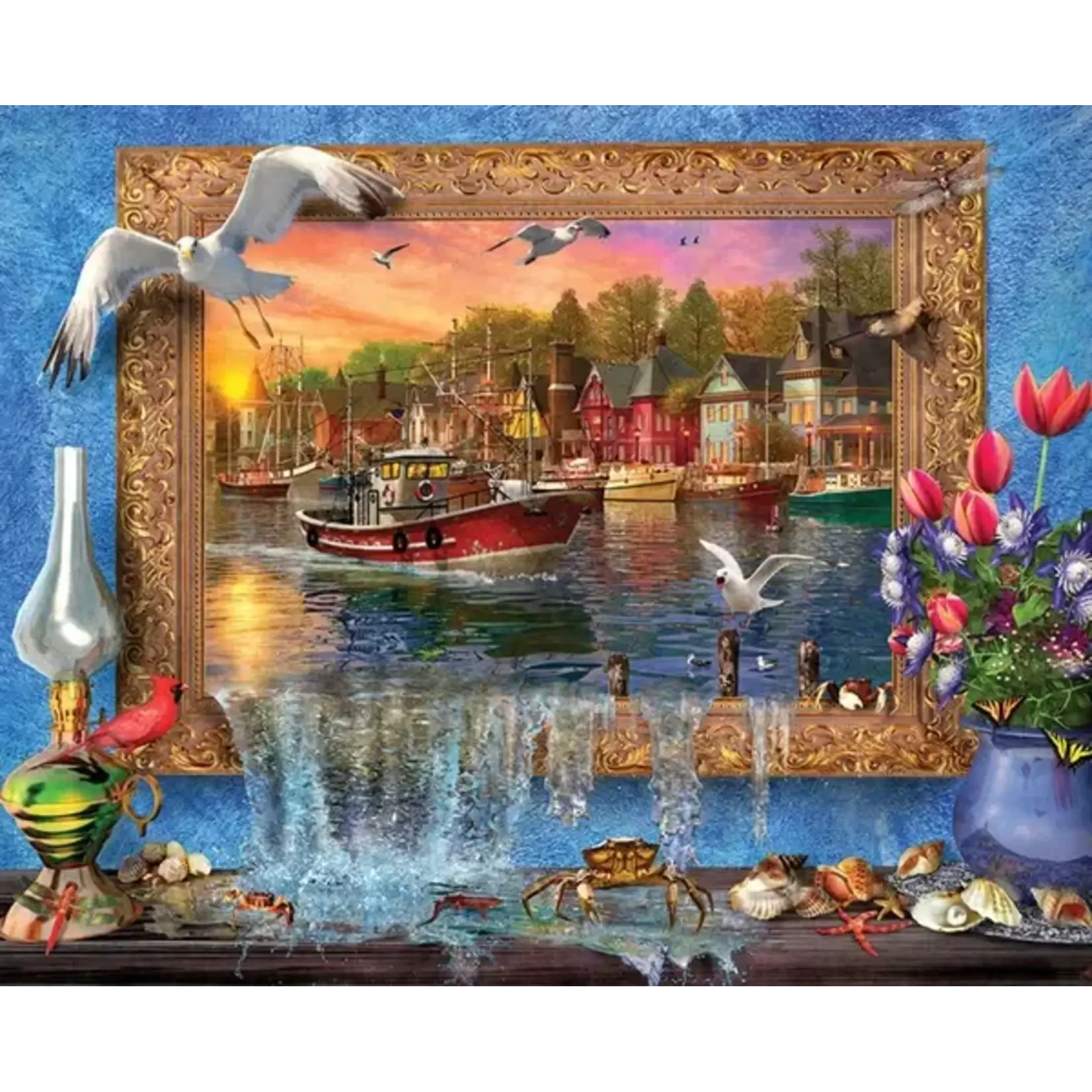 Springbok 7011026 Seaside Harbor 1000 Piece Puzzle