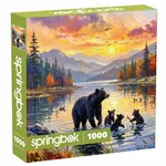 Springbok 3311398 Sunset in Bear Country 1000 Piece Puzzle