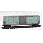Micro Trains By Atlas 180144470 N 50' Single Door Box Car Weathered Pittsburgh & Lake Erie 23841