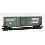 Micro Trains By Atlas 180144480 N 50' Single Door Box Car Weathered Burlington Northern 246038