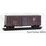 Micro Trains By Atlas 024144620 N 40' Single Door Box Car Weathered Pennsylvania 86025