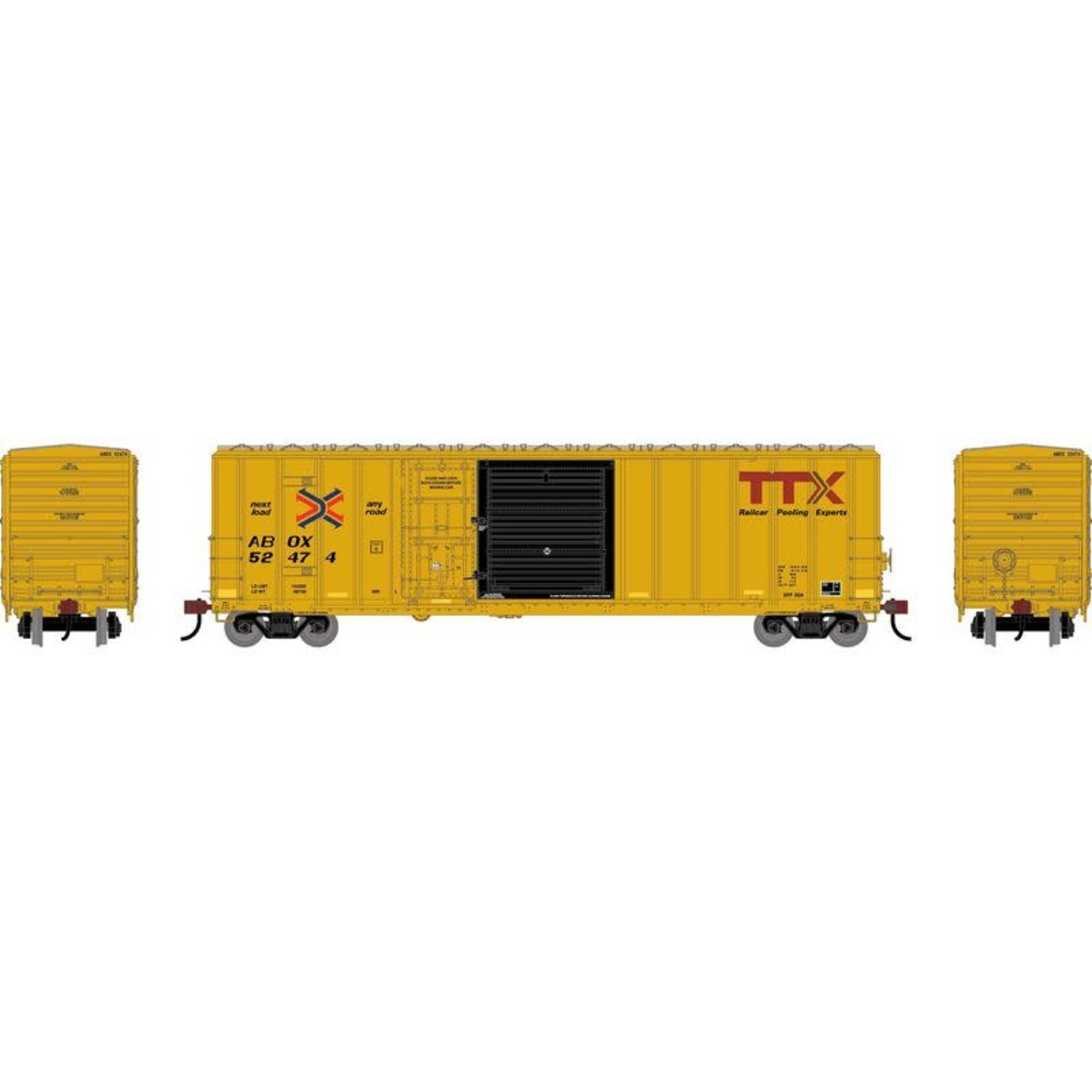 Athearn 2137 HO 50' FMC 5277 Combo Door Box Car Legendary Liveries ABOX #52474