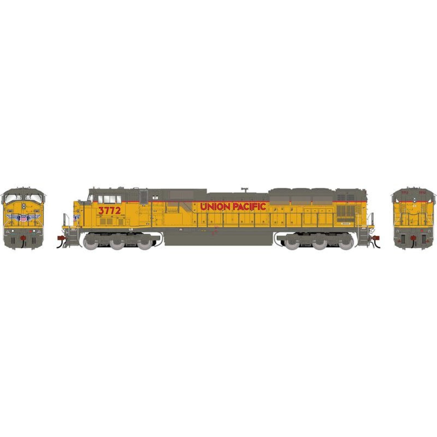 Athearn Genesis 1934 HO SD90MAC Locomotive w/DCC and Sound UP #3772