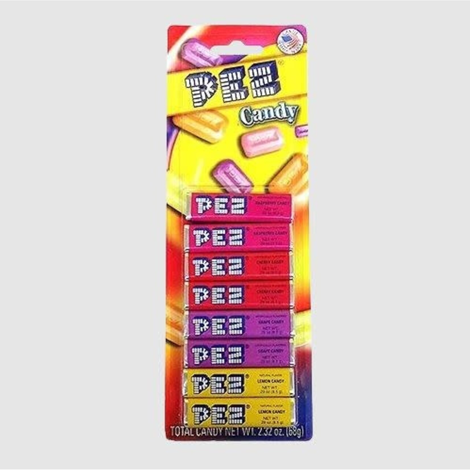 Pez Candy Fruit Refills - 8 Pack Assorted