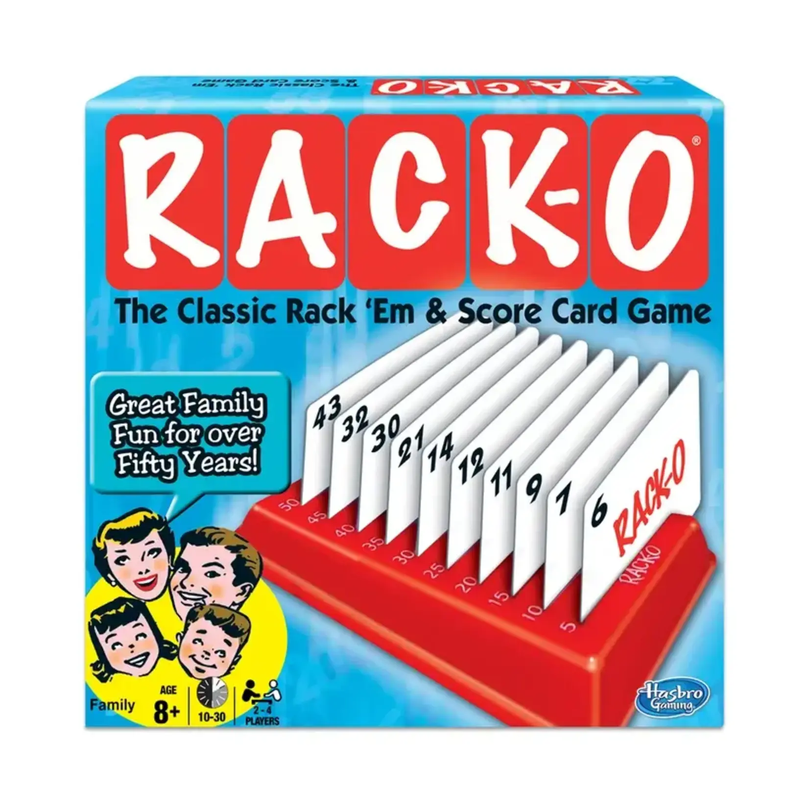 Continuum Games 6122 Rack-O Classic Retro 1950s Racking Card Game