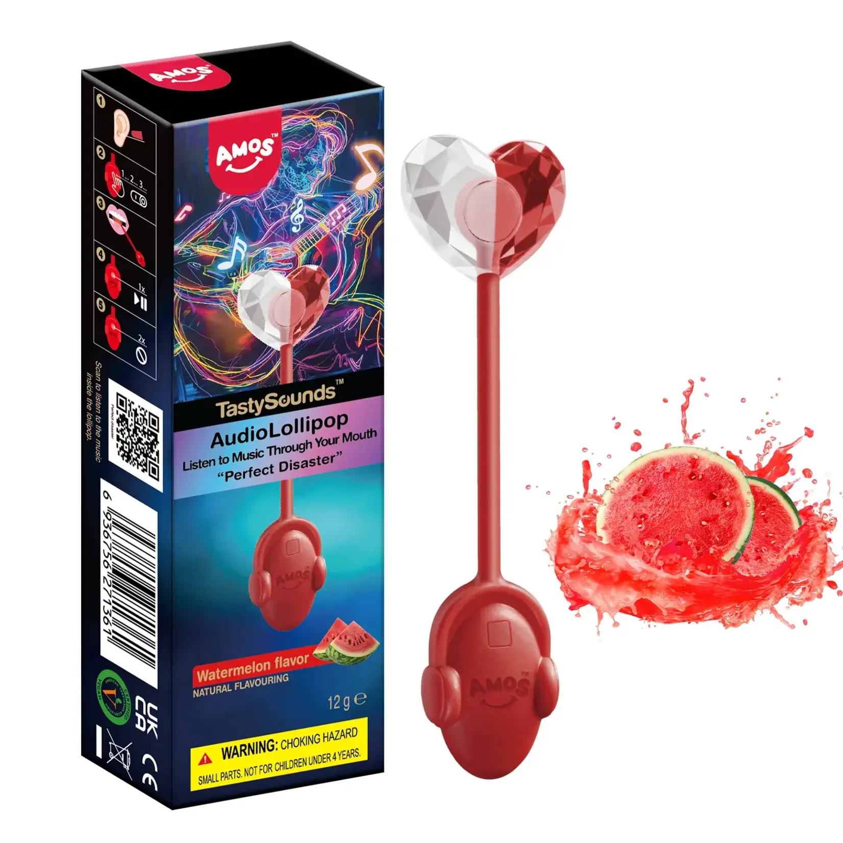 Amos Audio Lollipop K-pop Music - Watermelon Flavor