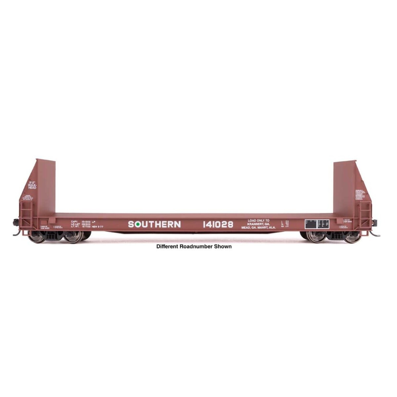 Walthers 104539 HO Proto Pulpwood Flat Car SOU #141004