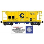 Ready Made Trains 863044 O Covered Hopper Chessie CSXT