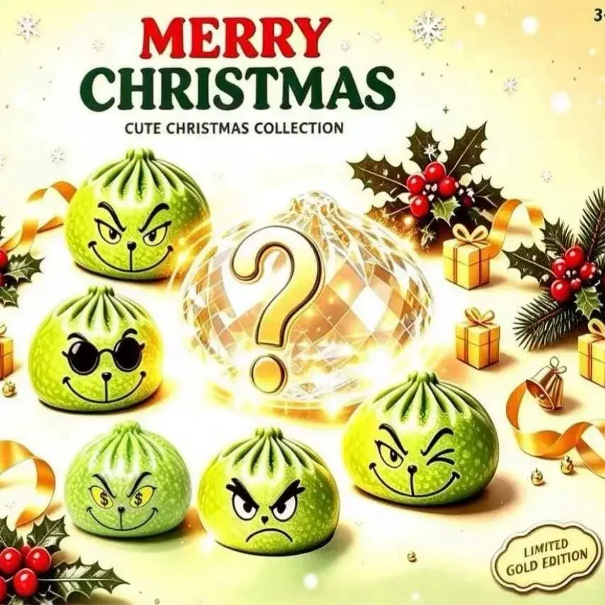 Squishy Christmas Grinch Mystery Dumplings