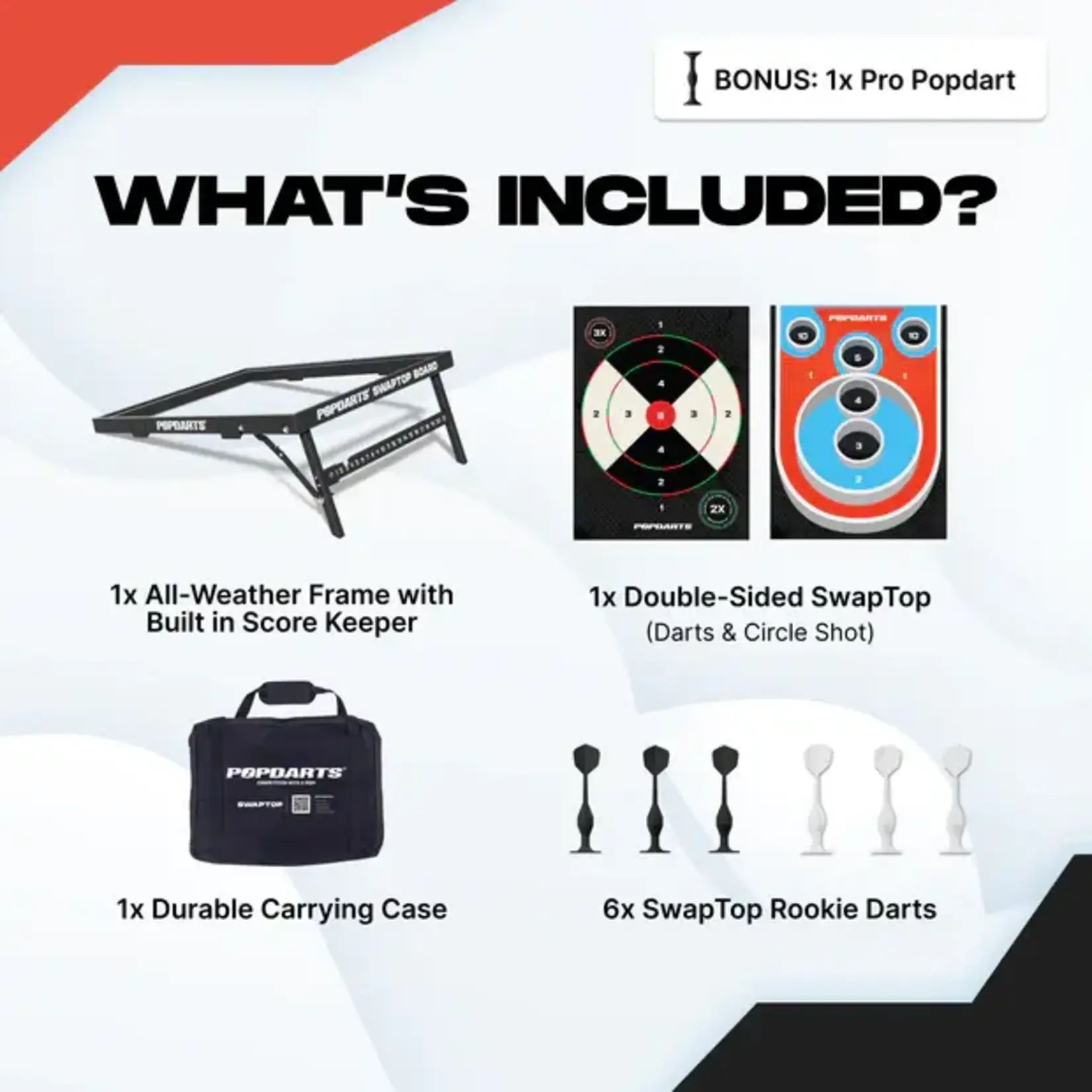 PD Games PopDarts Swaptop Kit