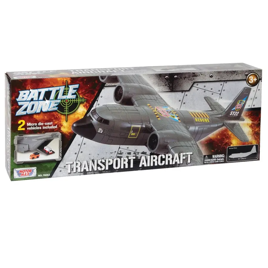 Miltary Transport Aircraft Playset