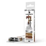 AK Interactive M108 Playmarkers Set - Tools & Weapons - 3 Ref
