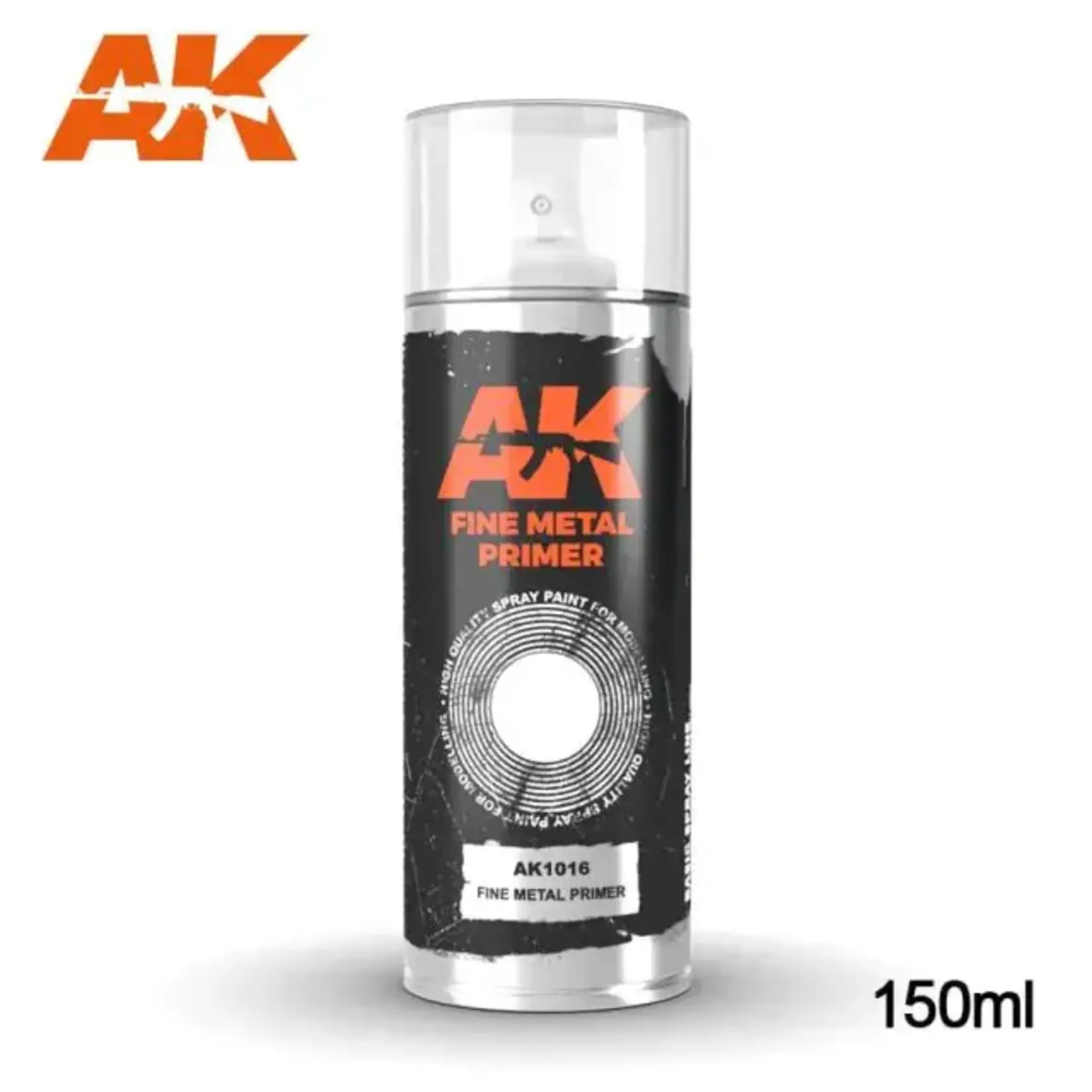 AK Interactive 1016 Fine Metal Primer Spray - 150 ml