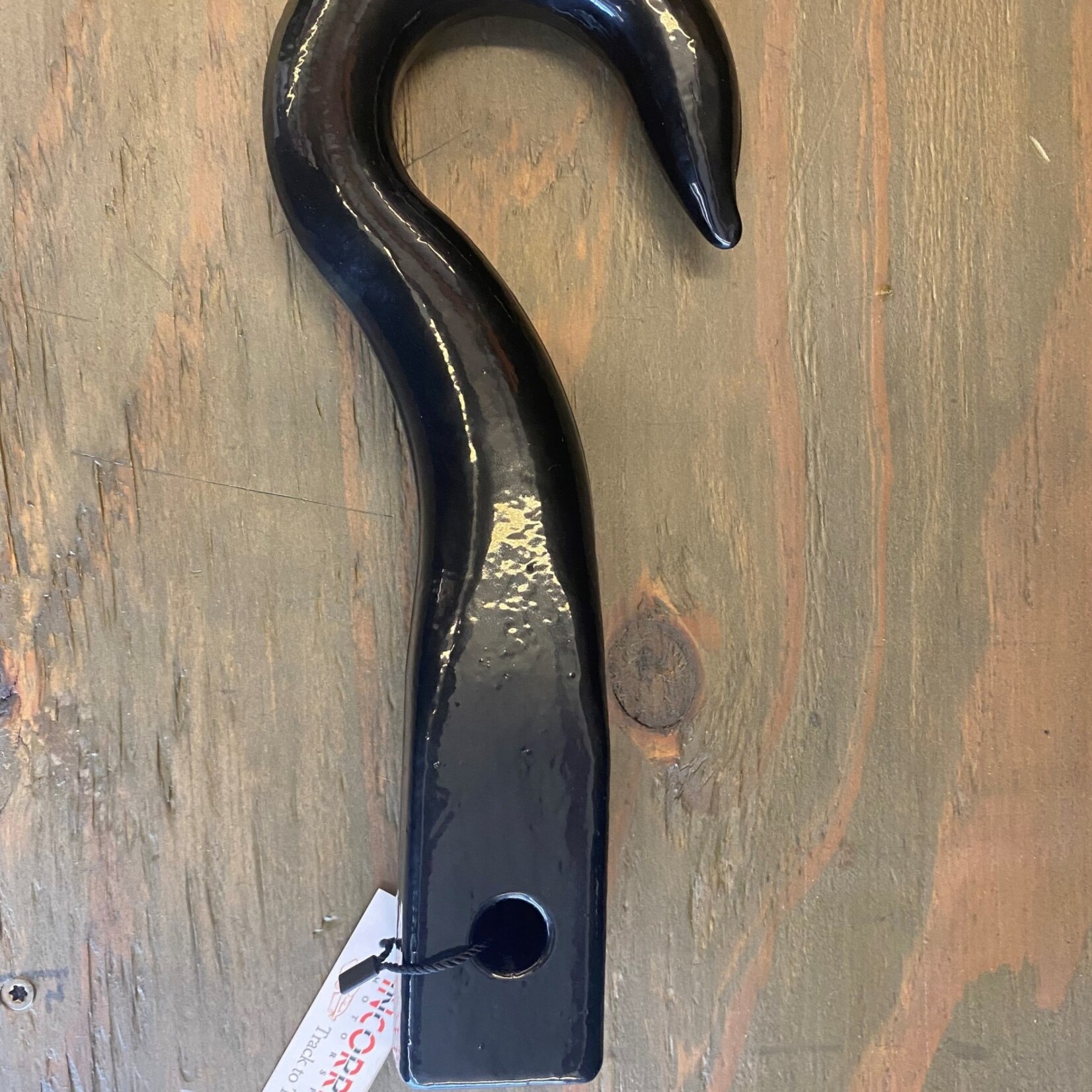INCORRIGIBLE MOTORSPORTS INCORRIGIBLE MOTORSPORTS 2" FORGED CARBON STEEL HITCH HOOK 10000LBS BLACK