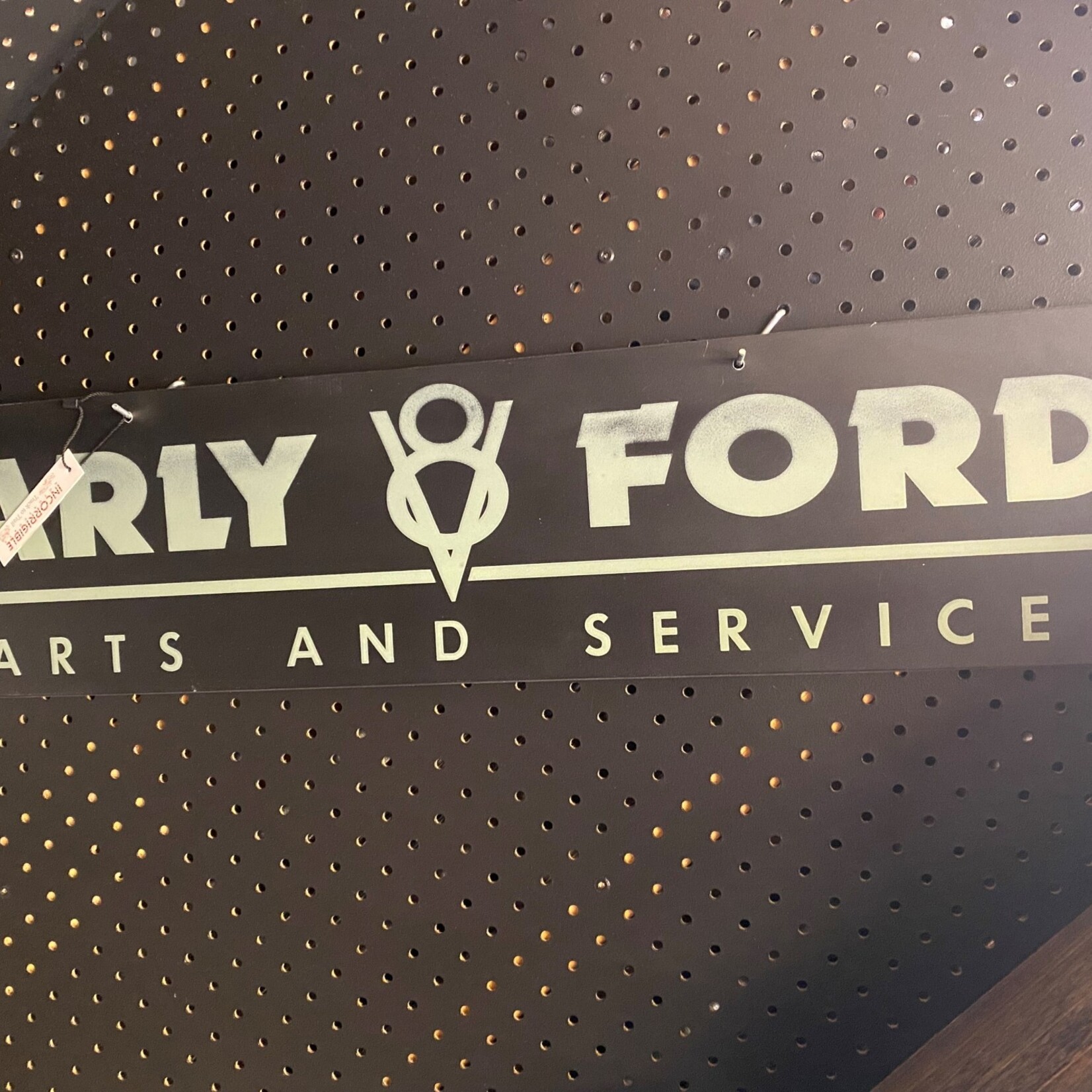 RON CORDER CUSTOMS RON CORDER CUSTOMS "EARLY V8 FORD PARTS AND SERVICE" BLACK