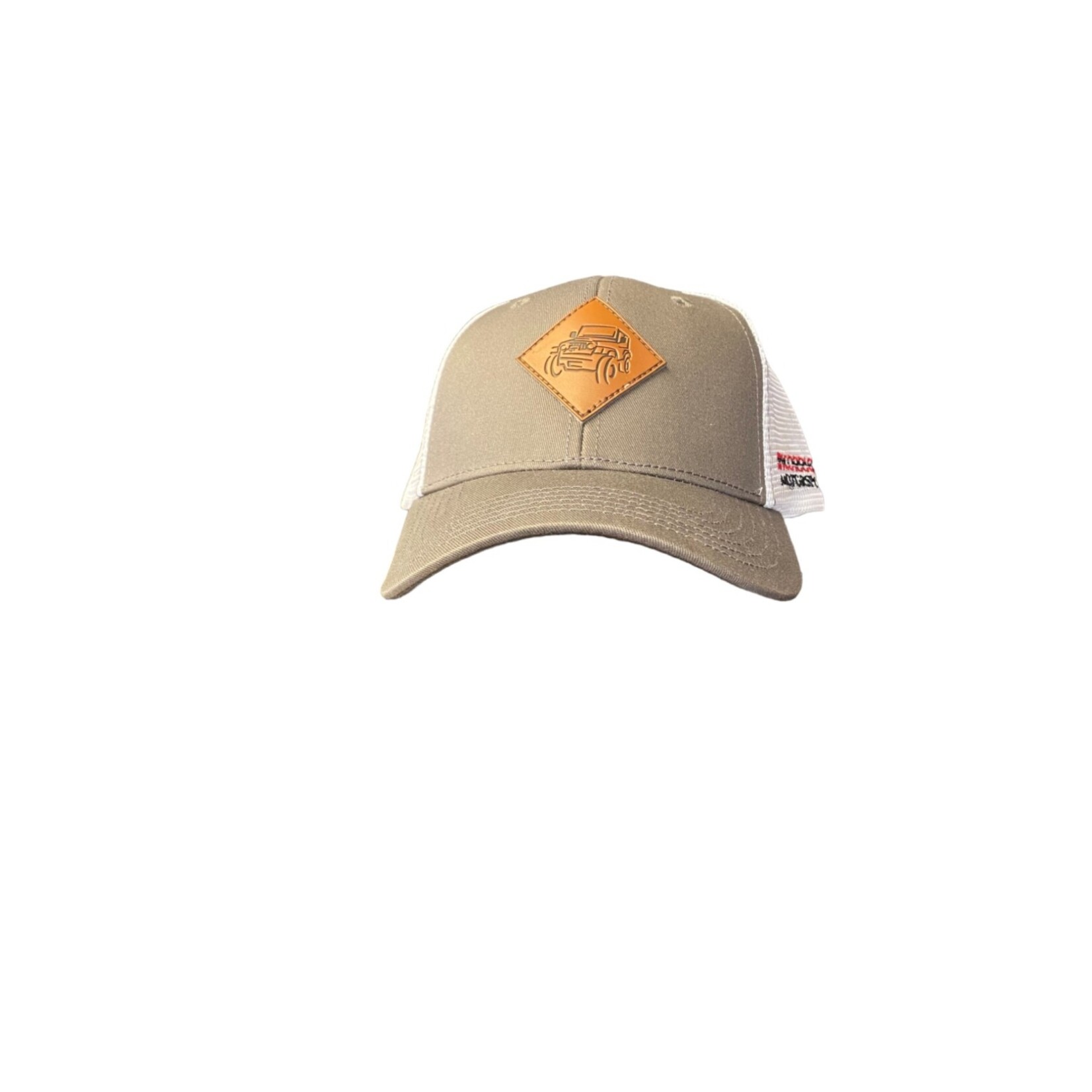INCORRIGIBLE MOTORSPORTS INCORRIGIBLE OFF-ROAD LEATHER PATCH 6 PANEL STRUCTURED MESH SNAP BACK HAT