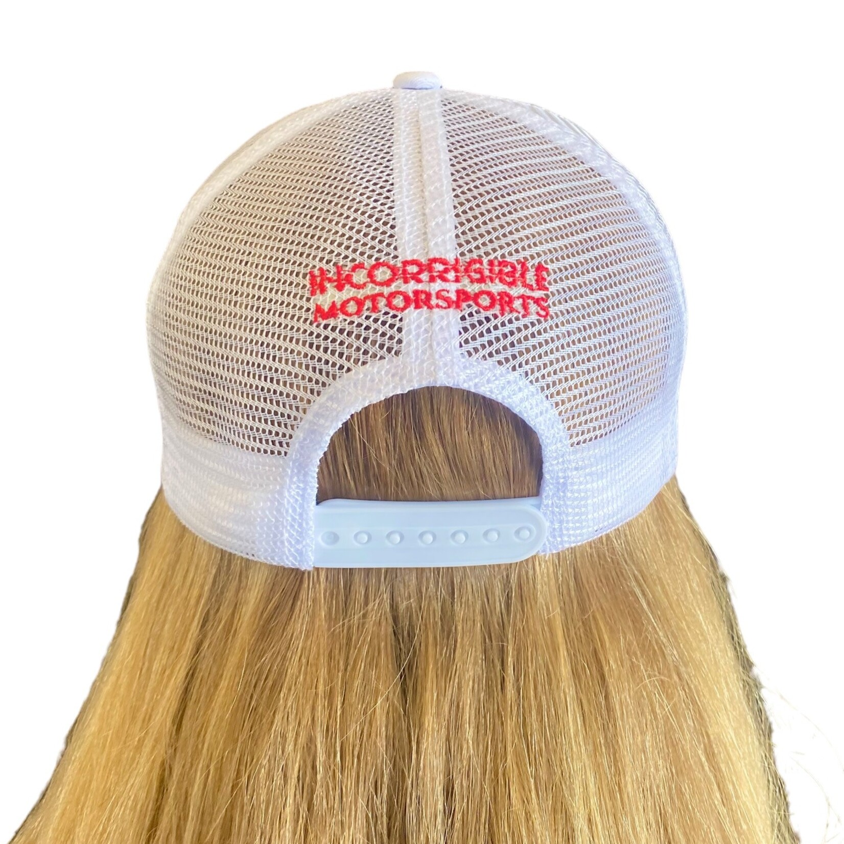 INCORRIGIBLE MOTORSPORTS "JANKY" RACE CAR HAT EMBROIDERED 6 PANEL STRUCTURED MESH SNAP BACK