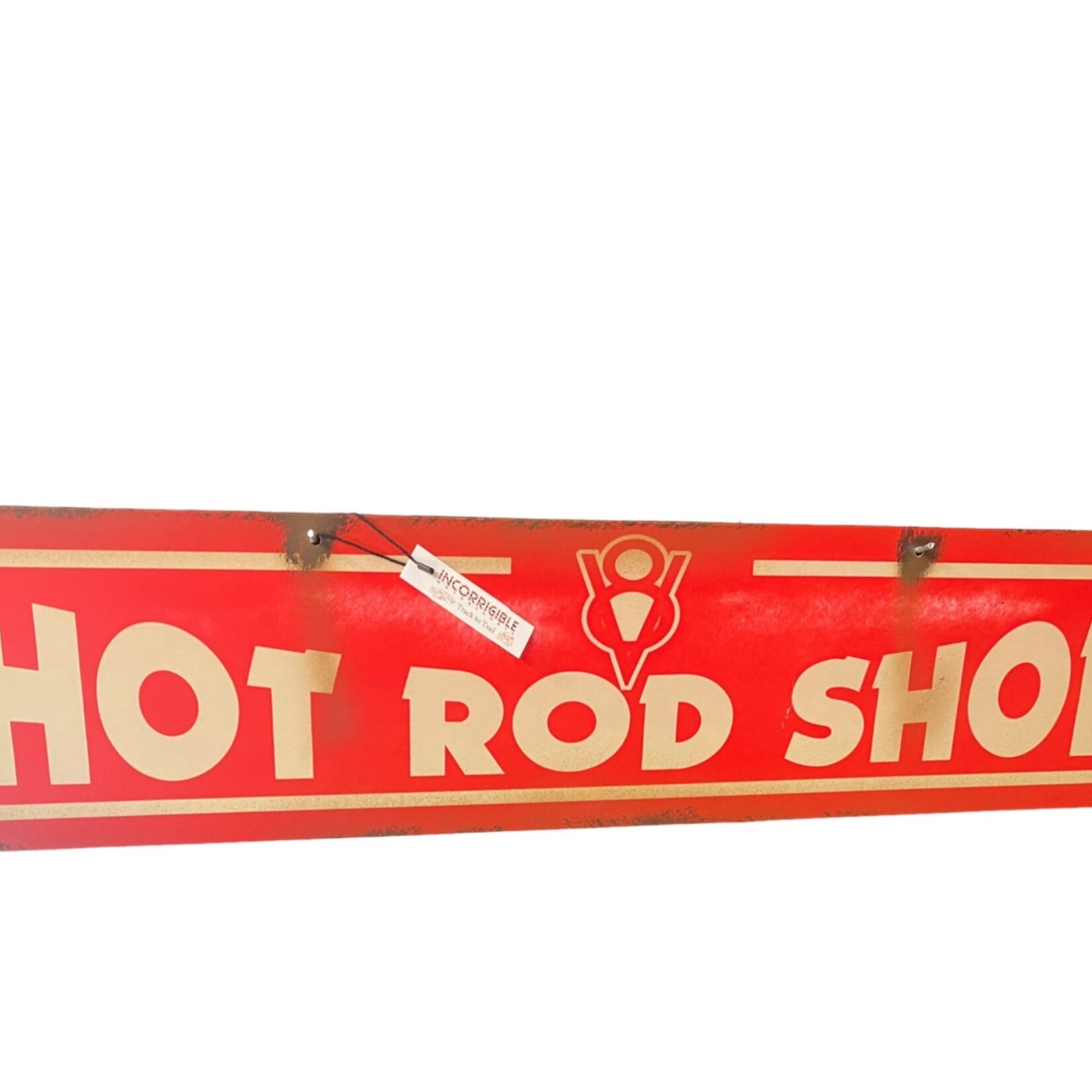 RON CORDER CUSTOMS RON CORDER CUSTOMS "HOT ROD SHOP" RED