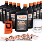 DRIVEN DRIVEN RACING OIL FR50 Oil Change Kit for Mustang Boss 5.0 Coyote Engines (2012-2013) w/ 9 Qt. Capacity