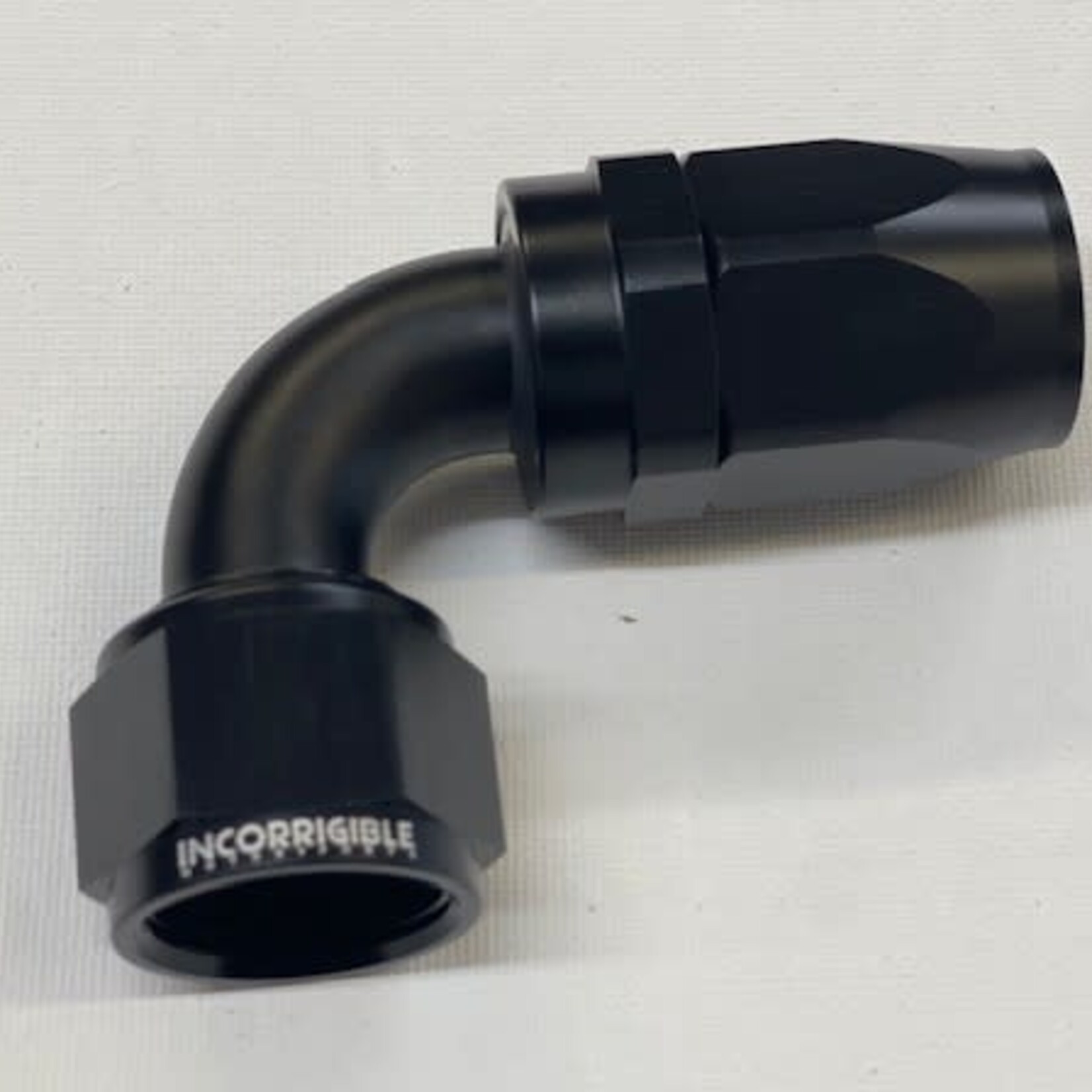 INCORRIGIBLE MOTORSPORTS 90 DEGREE SWIVEL HOSE END