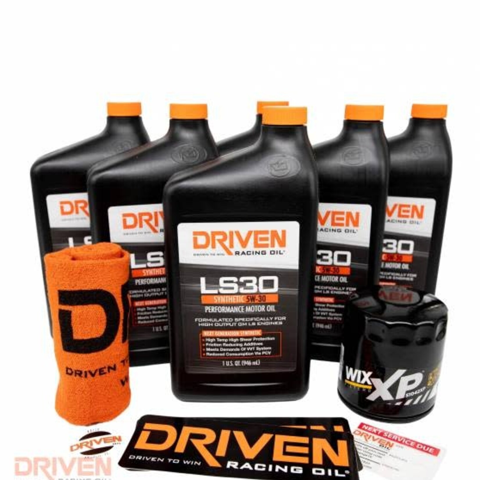 DRIVEN DRIVEN RACING OIL LS30 Oil Change Kit for Gen III GM Engines (1997-2006) w/ 6 Qt Oil Capacity