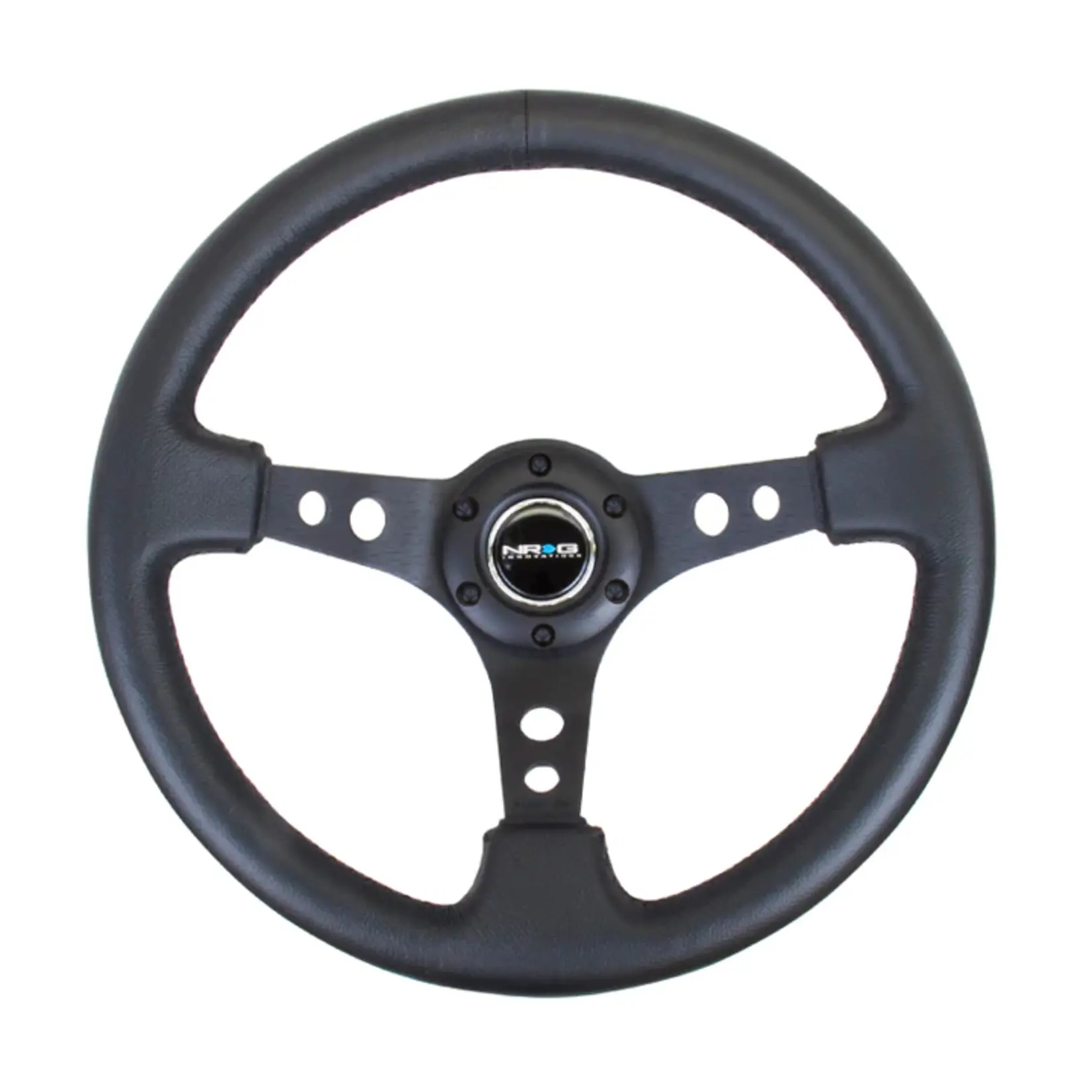 NRG RST-006BK - Black 3" Deep Dish Steering Wheel