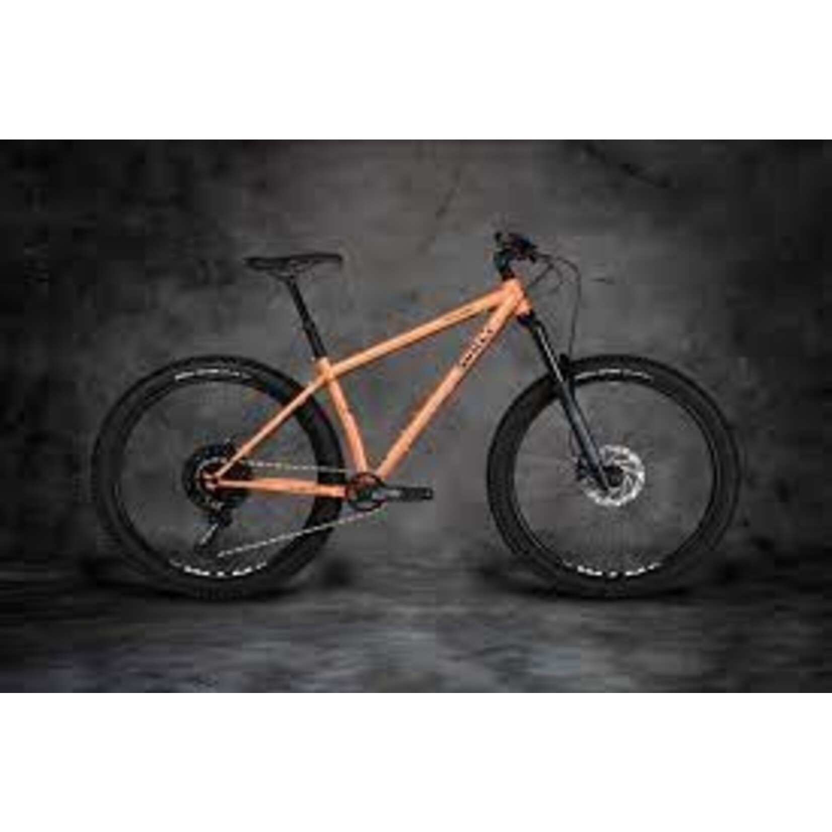 Surly Surly Karate Monkey Front Suspension Bike - 27.5", Steel, Peach Salmon Sundae, Large