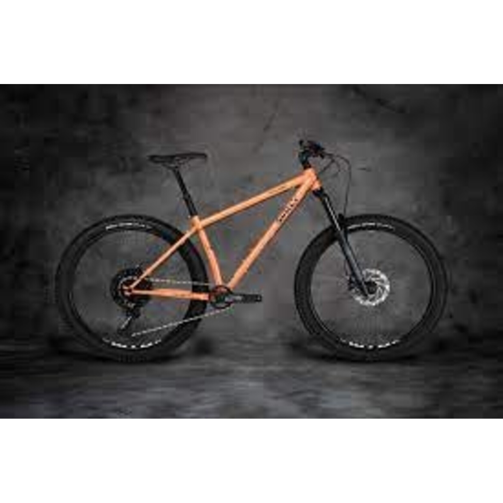 Surly Surly Karate Monkey Front Suspension Bike - 27.5", Steel, Peach Salmon Sundae, Large