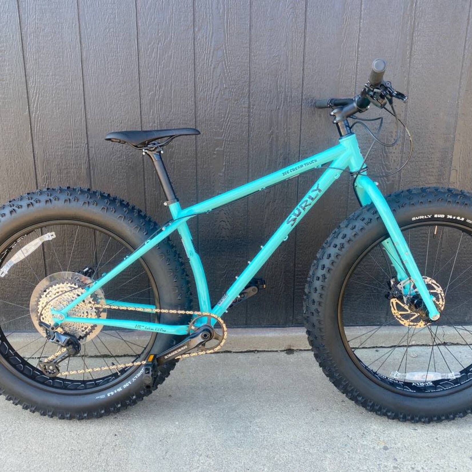 Surly Surly Ice Cream Truck Fat Bike - 26", Steel, Safety Mask Blue, Medium