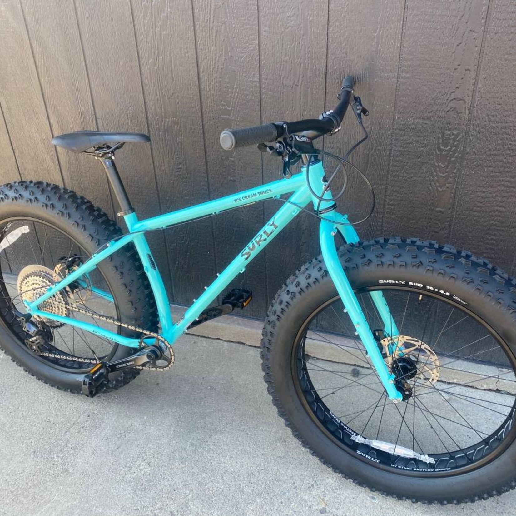Surly Surly Ice Cream Truck Fat Bike - 26", Steel, Safety Mask Blue, Medium