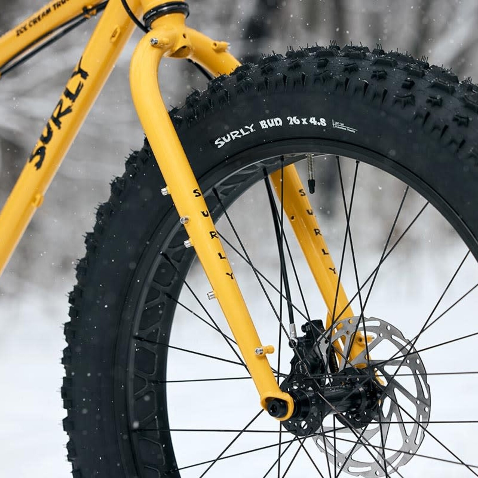 Surly Surly Ice Cream Truck Fat Bike - 26", Steel, Warm Cheese, X-Large