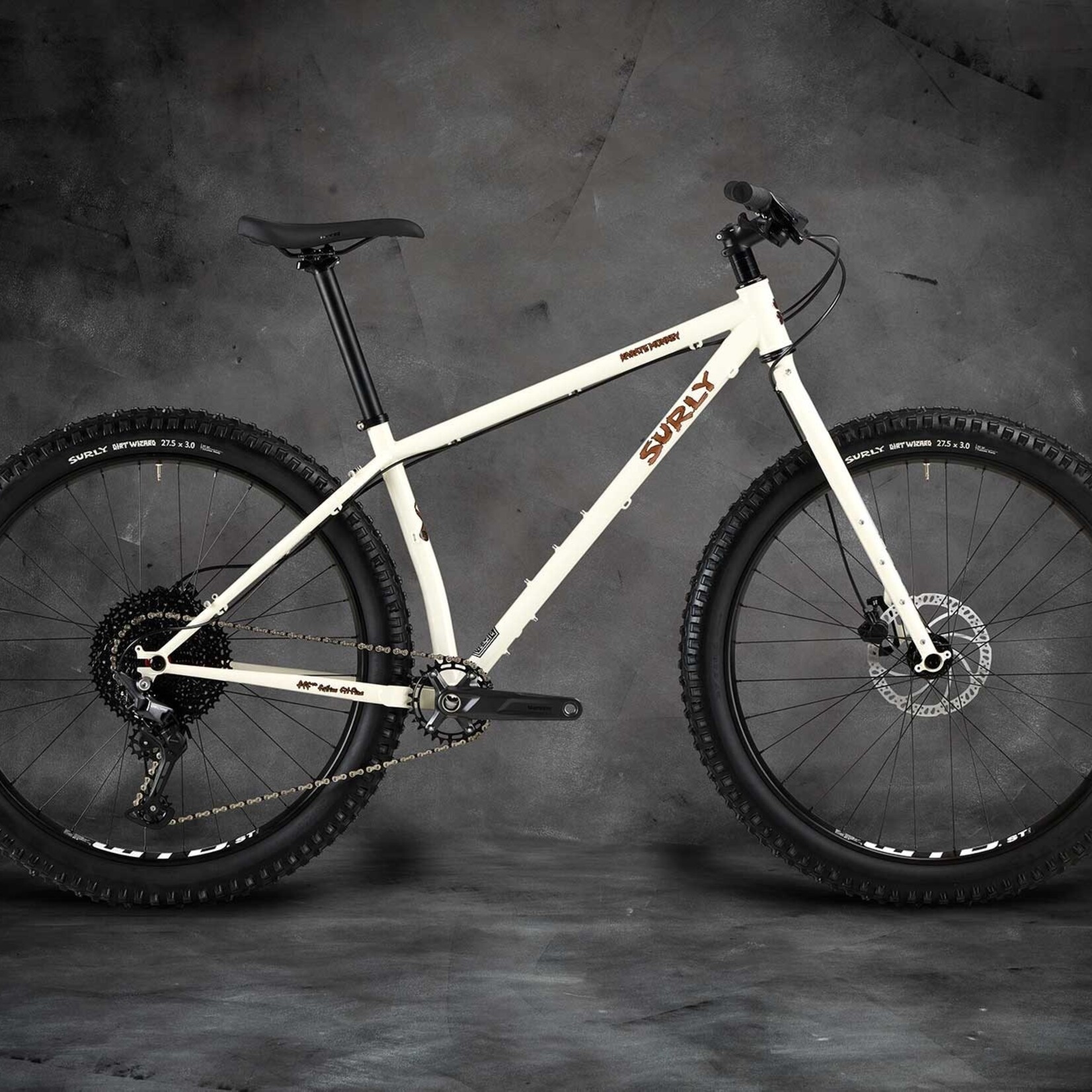 Surly Surly Karate Monkey Bike - 27.5", Steel, Snow Mold White, Medium