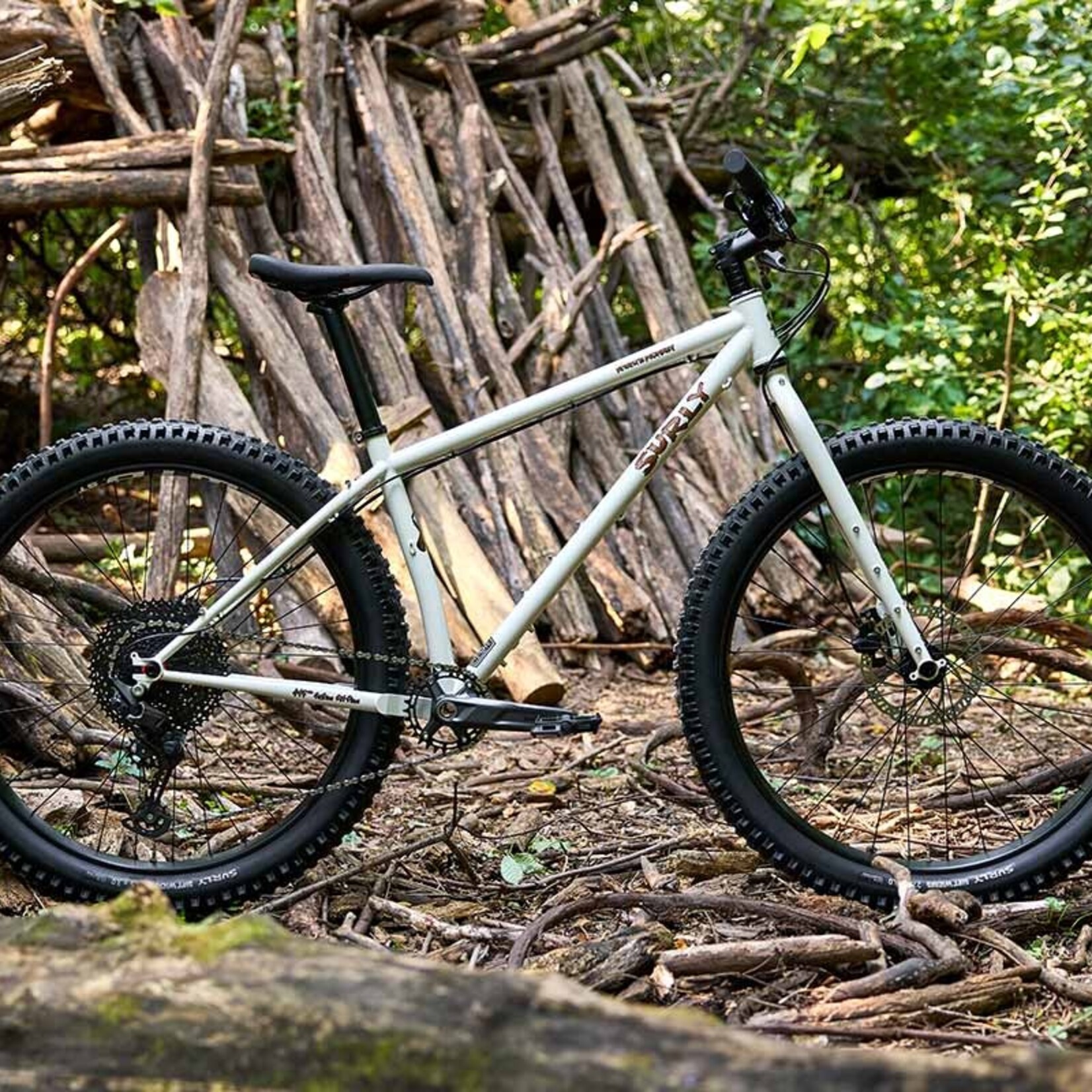 Surly Surly Karate Monkey Bike - 27.5", Steel, Snow Mold White, X-Small