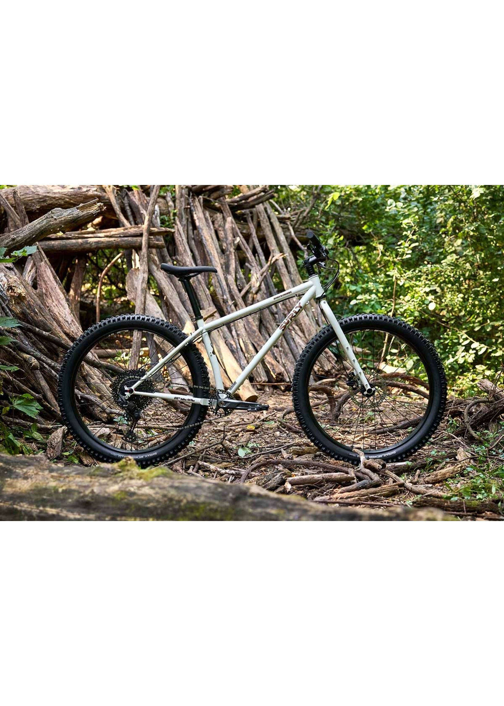 Surly Surly Karate Monkey Bike - 27.5", Steel, Snow Mold White, Large