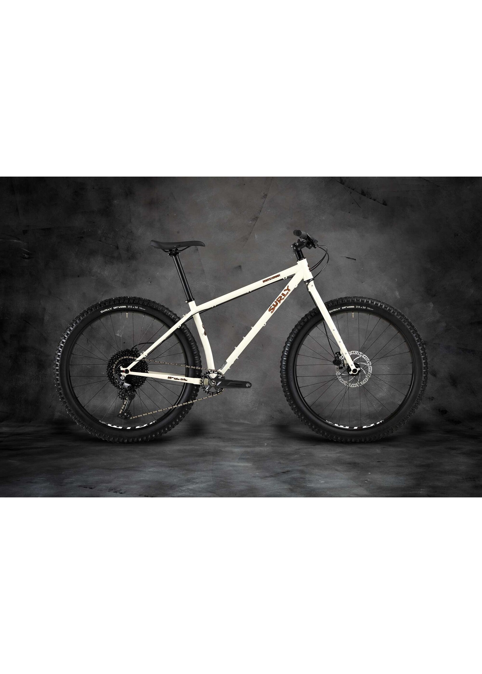 Surly Surly Karate Monkey Bike - 27.5", Steel, Snow Mold White, Large