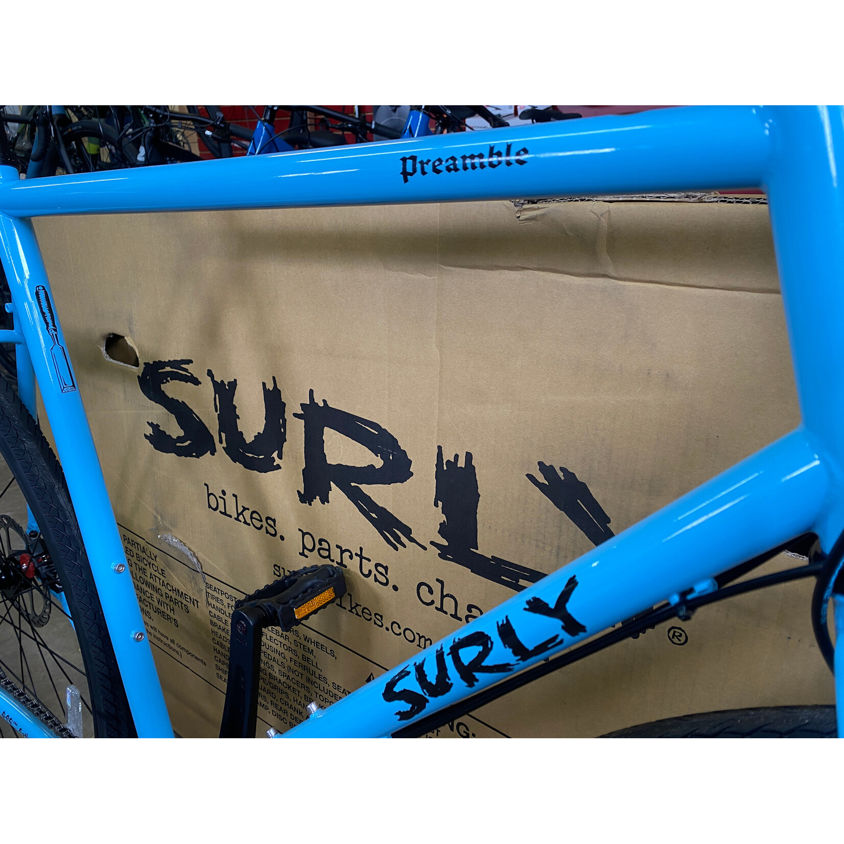 Surly Surly Preamble Flat Bar Bike - 700c, Skyrim Blue, X-Large