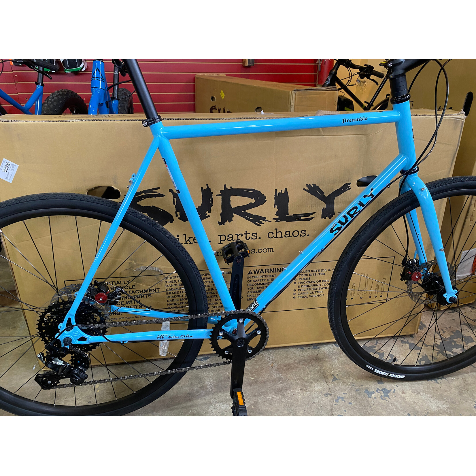 Surly Surly Preamble Flat Bar Bike - 700c, Skyrim Blue, X-Large